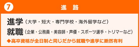 進路・・進学、就職